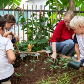 Outside garden - La Petite Ecole HCMC