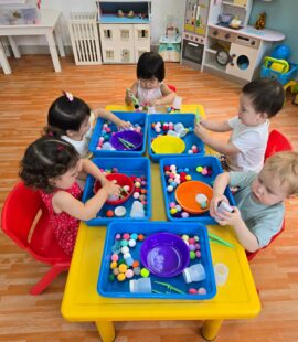 students at La Petite Ecole Ho Chi Minh